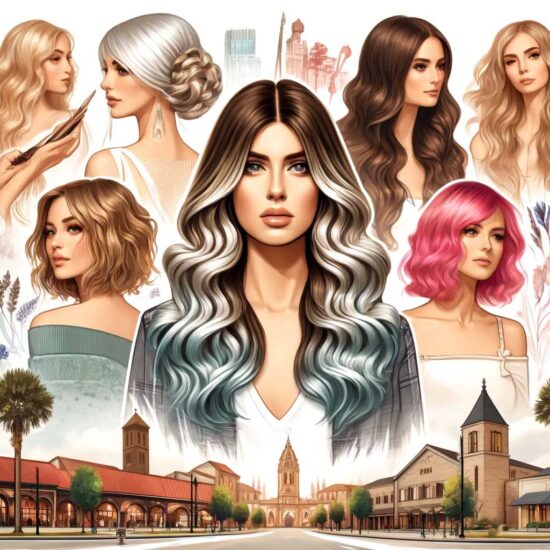 Different hair color trends in Old Town Temecula 2024